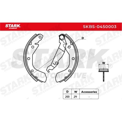 Klocki hamulcowe Stark SKBS-0450003 SKBS-0450003 - foto 3