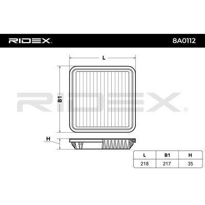 Filtr Powietrza RIDEX 8A0112 8A0112 - foto 3