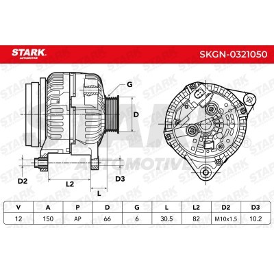 Alternator Stark SKGN-0321050 SKGN-0321050 - foto 5