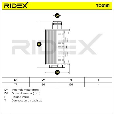 Filtr Oleju RIDEX 7O0161 7O0161 - foto 6