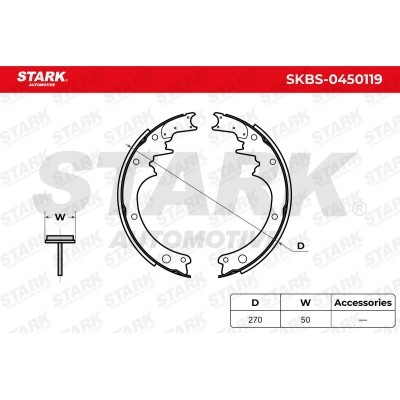 Klocki hamulcowe Stark SKBS-0450119 SKBS-0450119 - foto 6