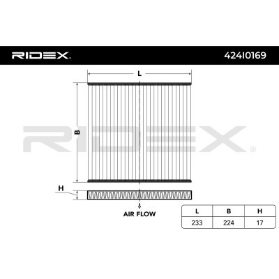 Filtr Kabinowy RIDEX 424I0169 424I0169 - foto 4
