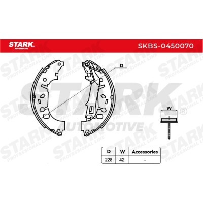 Klocki hamulcowe Stark SKBS-0450070 SKBS-0450070 - foto 5