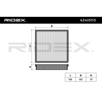 Filtr Kabinowy RIDEX 424I0113 424I0113 - foto 3