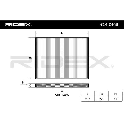 Filtr Kabinowy RIDEX 424I0145 424I0145 - foto 5
