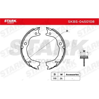 Klocki hamulcowe Stark SKBS-0450108 SKBS-0450108 - foto 5
