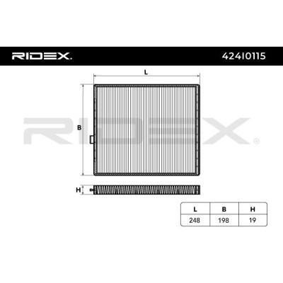 Filtr Kabinowy RIDEX 424I0115 424I0115 - foto 4