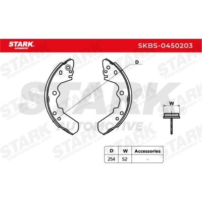 Klocki hamulcowe Stark SKBS-0450203 SKBS-0450203 - foto 5
