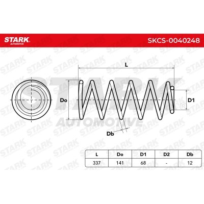Sprężyna Zawieszenia Stark SKCS-0040248 SKCS-0040248 - foto 6