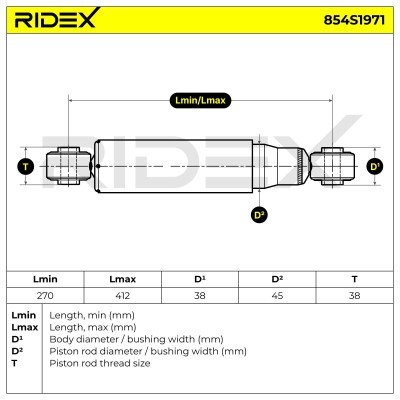Amortyzator RIDEX 854S1971 854S1971 - foto 6