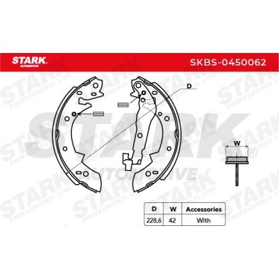 Klocki hamulcowe Stark SKBS-0450062 SKBS-0450062 - foto 4