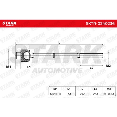 Drążek kierowniczy Stark SKTR-0240236 SKTR-0240236 - foto 6