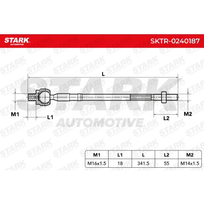 Drążek kierowniczy Stark SKTR-0240187 SKTR-0240187 - foto 5