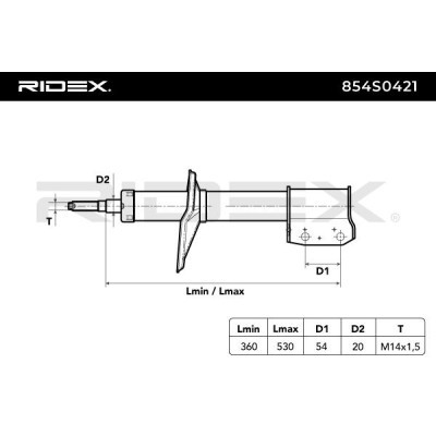 Amortyzator RIDEX 854S0421 854S0421 - foto 7