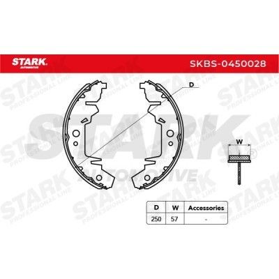 Klocki hamulcowe Stark SKBS-0450028 SKBS-0450028 - foto 4