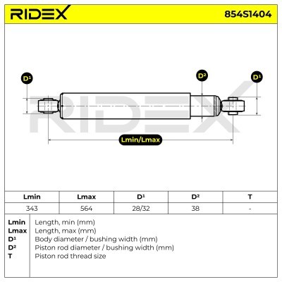 Amortyzator RIDEX 854S1404 854S1404 - foto 8