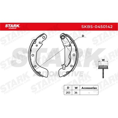 Klocki hamulcowe Stark SKBS-0450142 SKBS-0450142 - foto 5