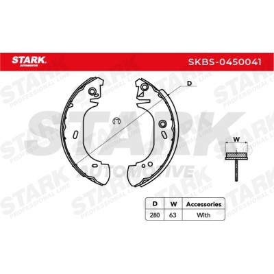 Klocki hamulcowe Stark SKBS-0450041 SKBS-0450041 - foto 4