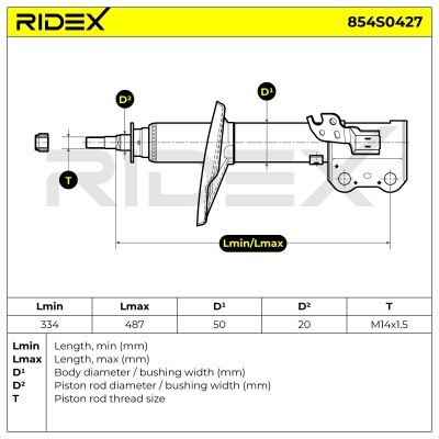 Amortyzator RIDEX 854S0427 854S0427 - foto 8