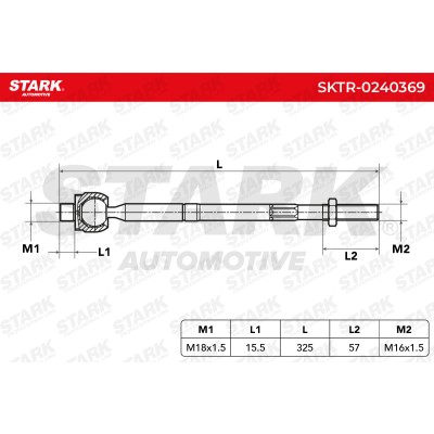 Drążek kierowniczy Stark SKTR-0240369 SKTR-0240369 - foto 5