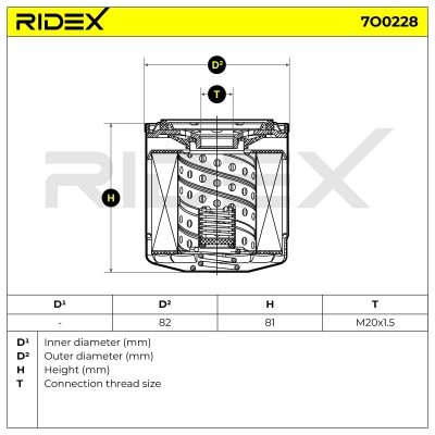 Filtr Oleju RIDEX 7O0228 7O0228 - foto 6