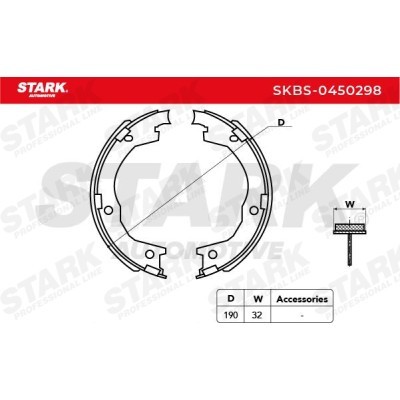 Klocki hamulcowe Stark SKBS-0450298 SKBS-0450298 - foto 5