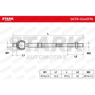 Drążek kierowniczy Stark SKTR-0240176 SKTR-0240176 - foto 7