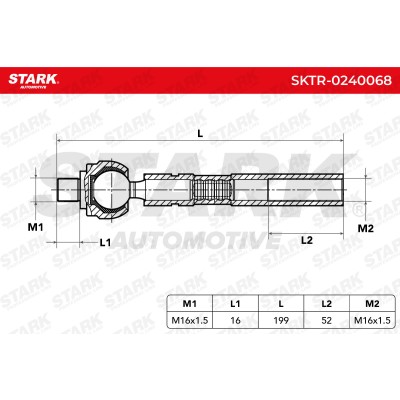 Drążek kierowniczy Stark SKTR-0240068 SKTR-0240068 - foto 6
