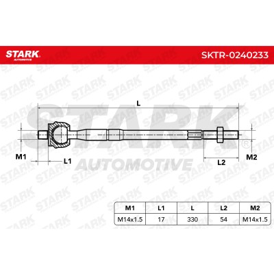 Drążek kierowniczy Stark SKTR-0240233 SKTR-0240233 - foto 6