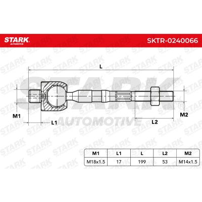 Drążek kierowniczy Stark SKTR-0240066 SKTR-0240066 - foto 6