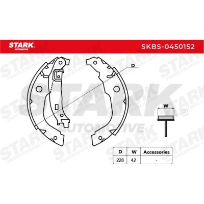Klocki hamulcowe Stark SKBS-0450152 SKBS-0450152 - foto 4