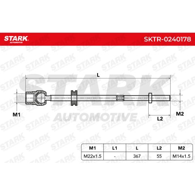 Drążek kierowniczy Stark SKTR-0240178 SKTR-0240178 - foto 7