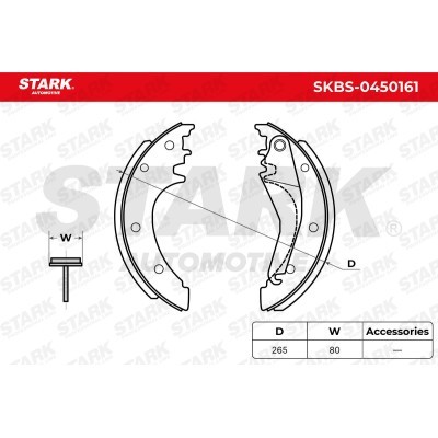 Klocki hamulcowe Stark SKBS-0450161 SKBS-0450161 - foto 5