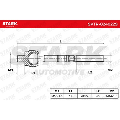 Drążek kierowniczy Stark SKTR-0240229 SKTR-0240229 - foto 5