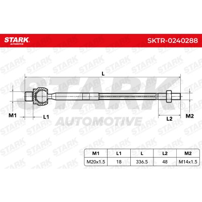 Drążek kierowniczy Stark SKTR-0240288 SKTR-0240288 - foto 6