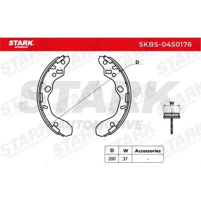 Klocki hamulcowe Stark SKBS-0450176 SKBS-0450176 - foto 5