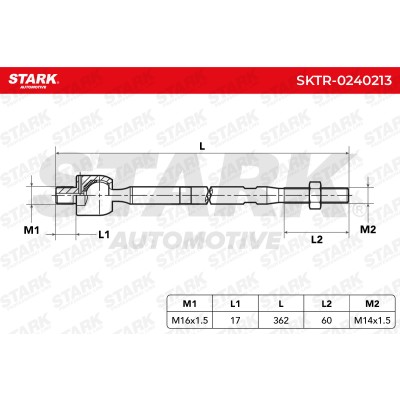 Drążek kierowniczy Stark SKTR-0240213 SKTR-0240213 - foto 6
