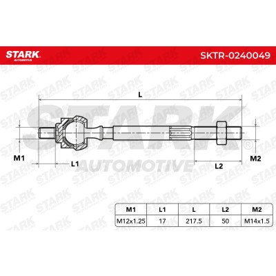 Drążek kierowniczy Stark SKTR-0240049 SKTR-0240049 - foto 6