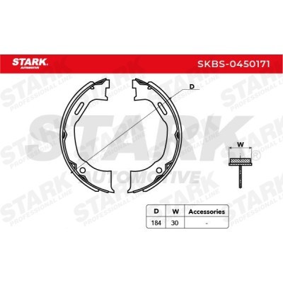 Klocki hamulcowe Stark SKBS-0450171 SKBS-0450171 - foto 5