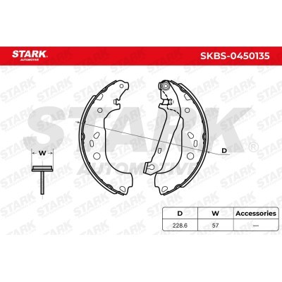 Klocki hamulcowe Stark SKBS-0450135 SKBS-0450135 - foto 5