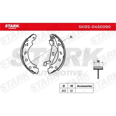 Klocki hamulcowe Stark SKBS-0450090 SKBS-0450090 - foto 4