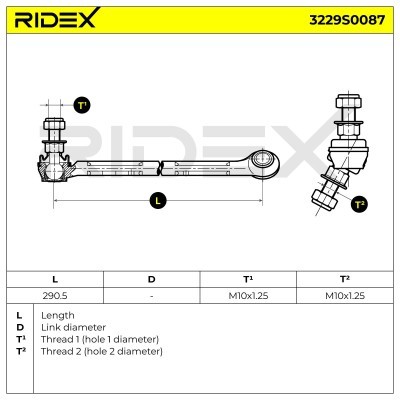 Łącznik Stabilizatora RIDEX 3229S0087 3229S0087 - foto 5