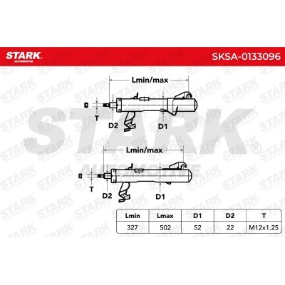Amortyzator Stark SKSA-0133096 SKSA-0133096 - foto 4