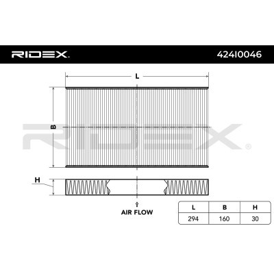 Filtr Kabinowy RIDEX 424I0046 424I0046 - foto 7