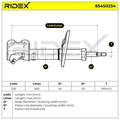 Amortyzator RIDEX 854S0234 854S0234 - foto 5
