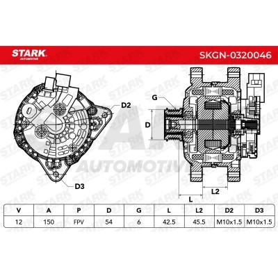 Alternator Stark SKGN-0320046 SKGN-0320046 - foto 6
