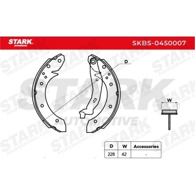 Klocki hamulcowe Stark SKBS-0450007 SKBS-0450007 - foto 6