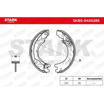 Klocki hamulcowe Stark SKBS-0450285 SKBS-0450285 - foto 4