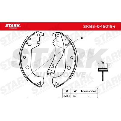 Klocki hamulcowe Stark SKBS-0450194 SKBS-0450194 - foto 5