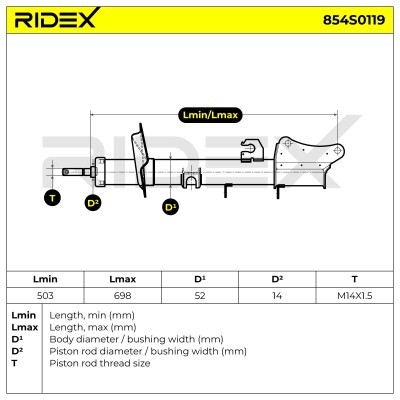 Amortyzator RIDEX 854S0119 854S0119 - foto 6